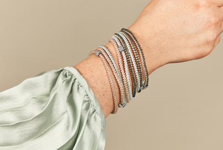 Halo Gemstone Bangle Amazonite