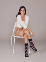 Tiger Navy Socks