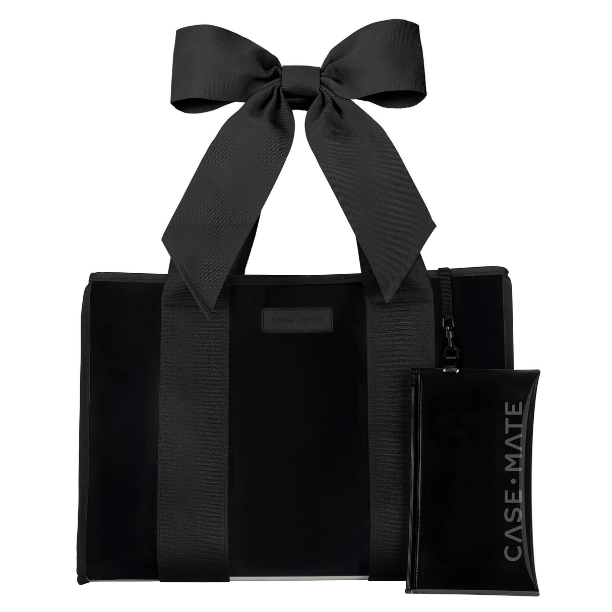 Case-Mate Midnight Black Bow Jelly Tote Bag
