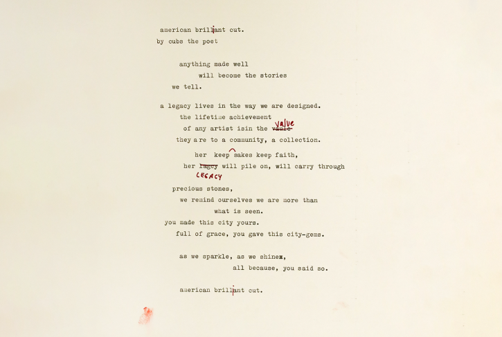 Cubs The Poet American Brilliant Cut Glasses