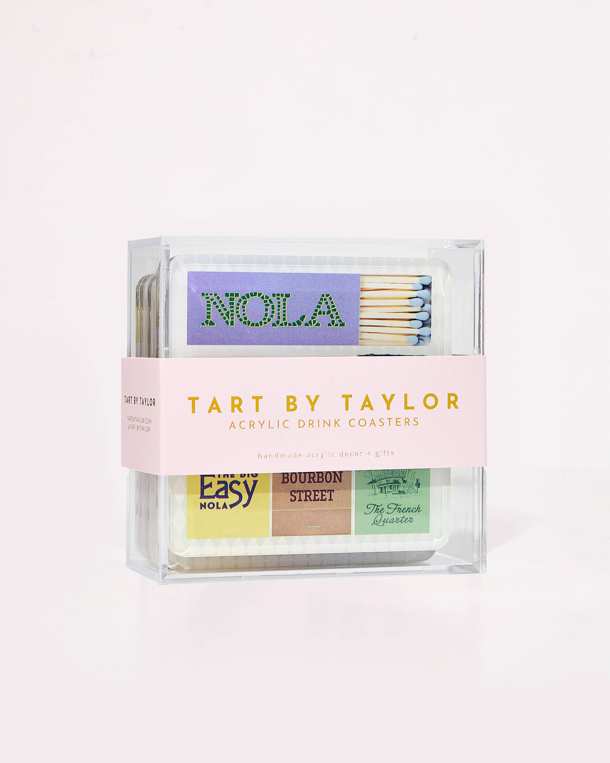New Orleans Matchbook Coasters