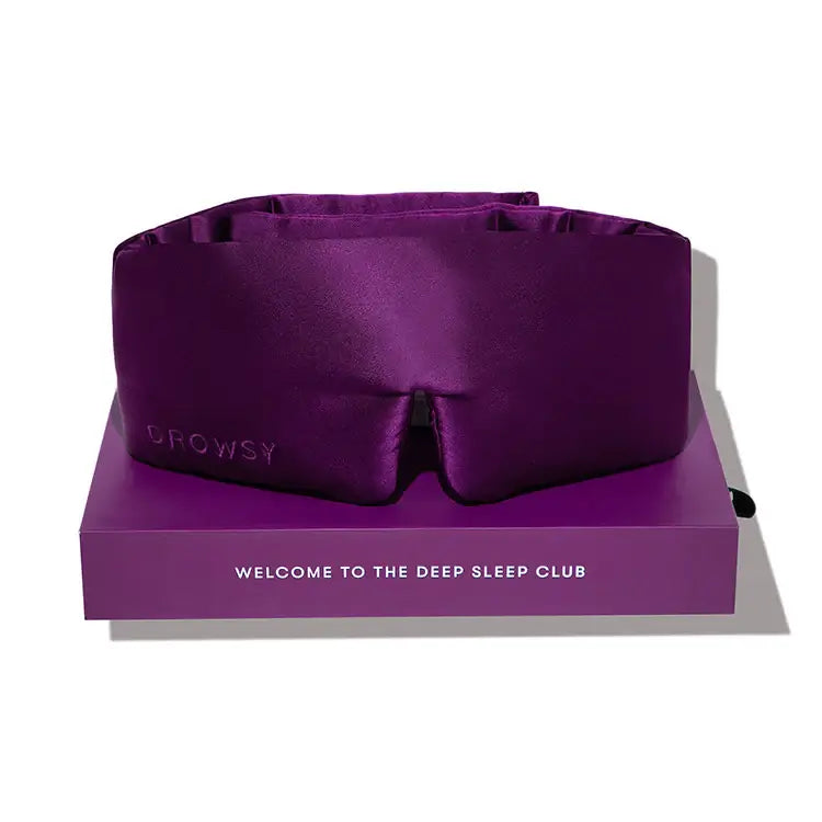 Purple Martini Silk Sleep  Mask